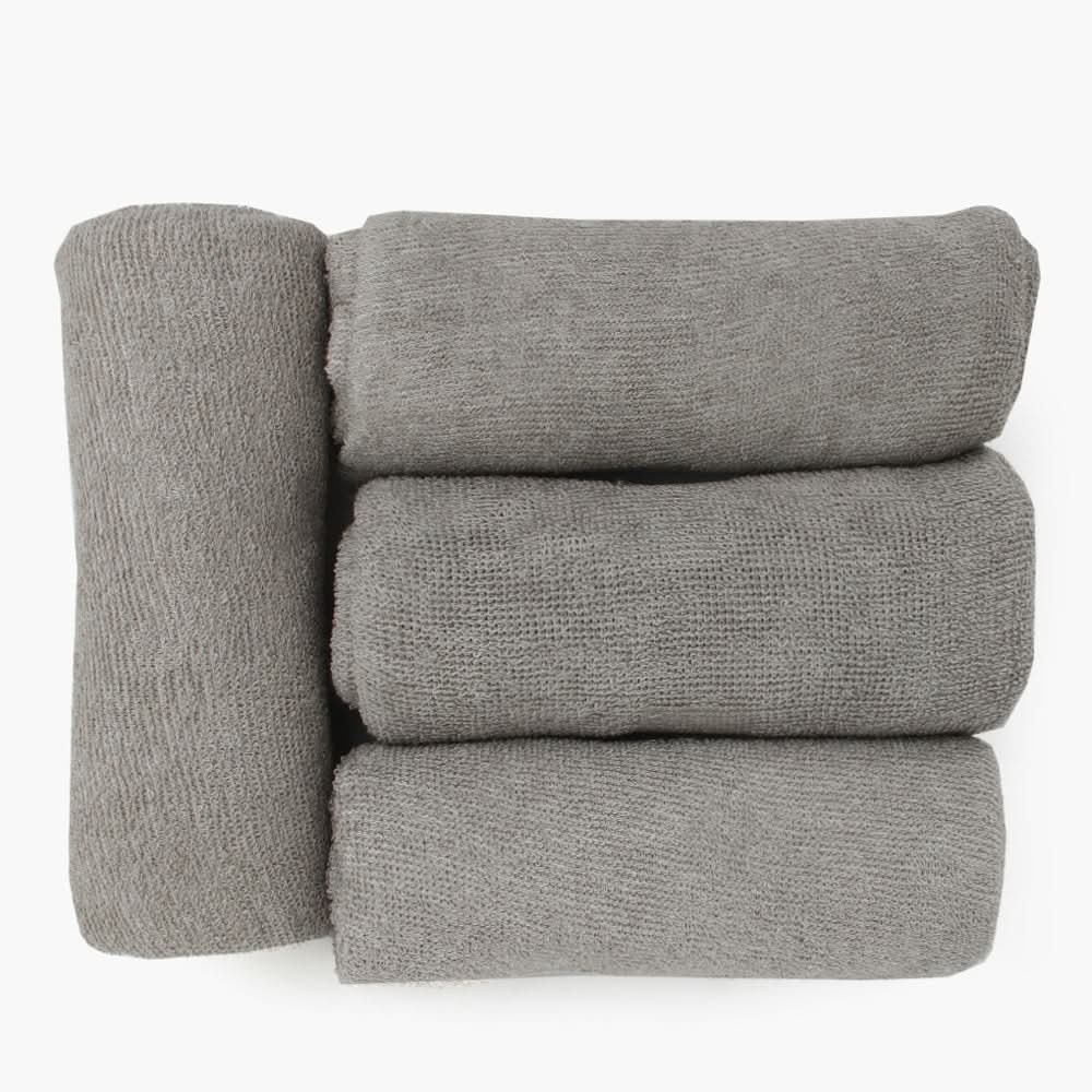 Kitchen Towel 4Pcs Set Roll Pack - Grey, Kitchen Towel, Chase Value, Chase Value