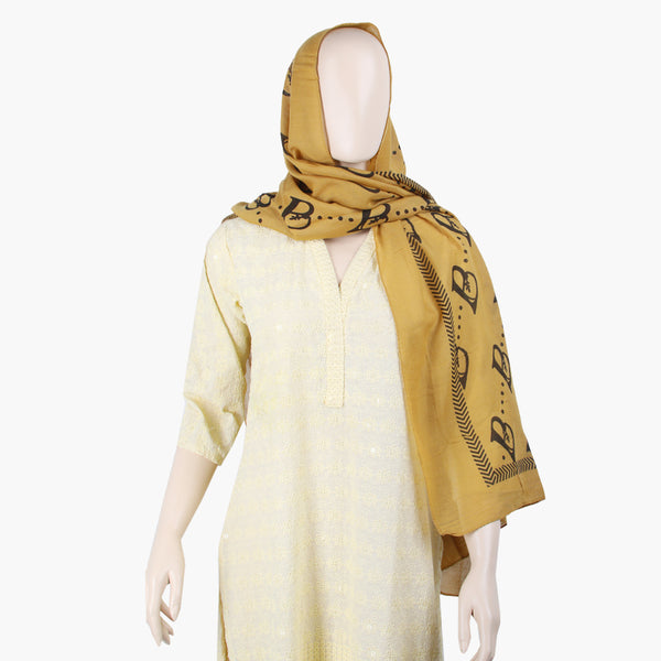 Women's Scarf - Mustard, Women Shawls & Scarves, Chase Value, Chase Value