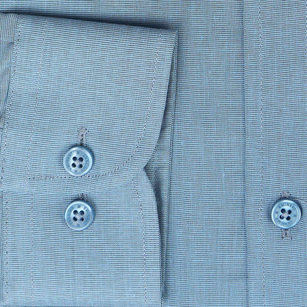 Eminent Men's Tailored Fit Chambray Formal Shirt - Blue, Men's Shirts, Eminent, Chase Value