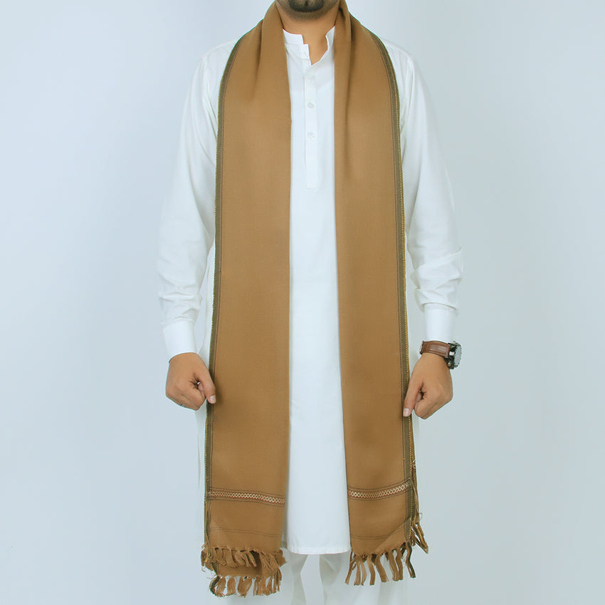 Men’s Winter Shawl - Brown, Men's Shawls & Mufflers, Chase Value, Chase Value