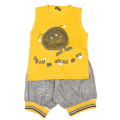 Boys Sando Suit - Musturd, Boys Sets & Suits, Chase Value, Chase Value