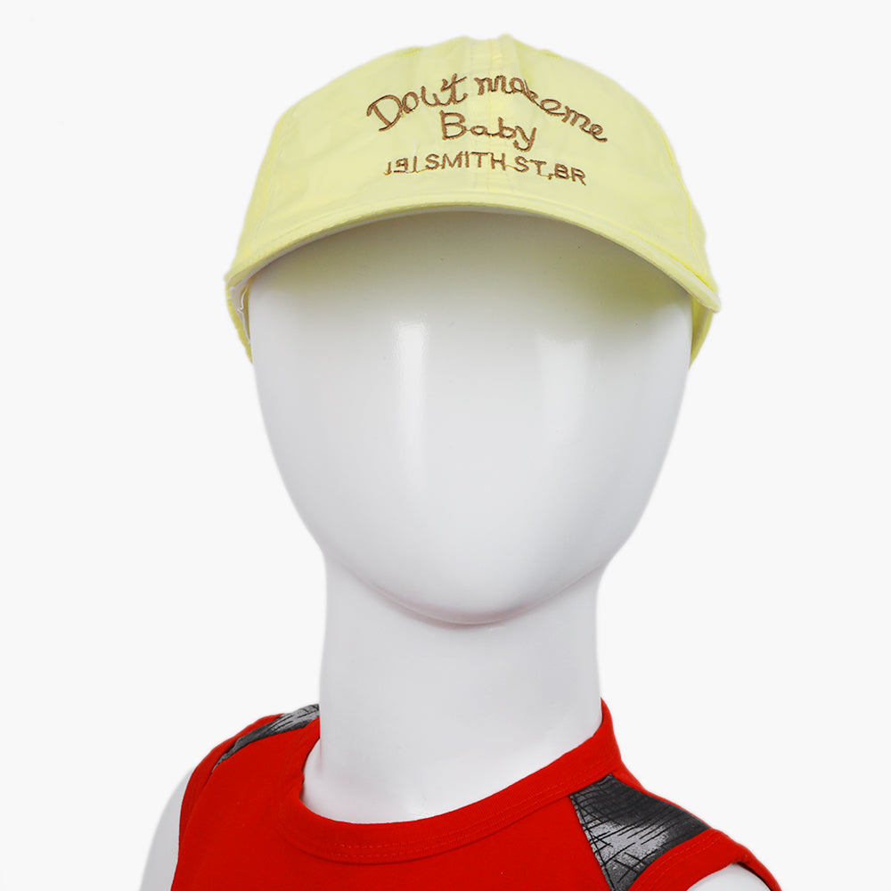 Boys P-Cap - Lemon, Boys Caps & Hats, Chase Value, Chase Value