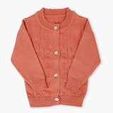 Newborn Girls Sweater - Rust, Newborn Girls Winterwear, Chase Value, Chase Value