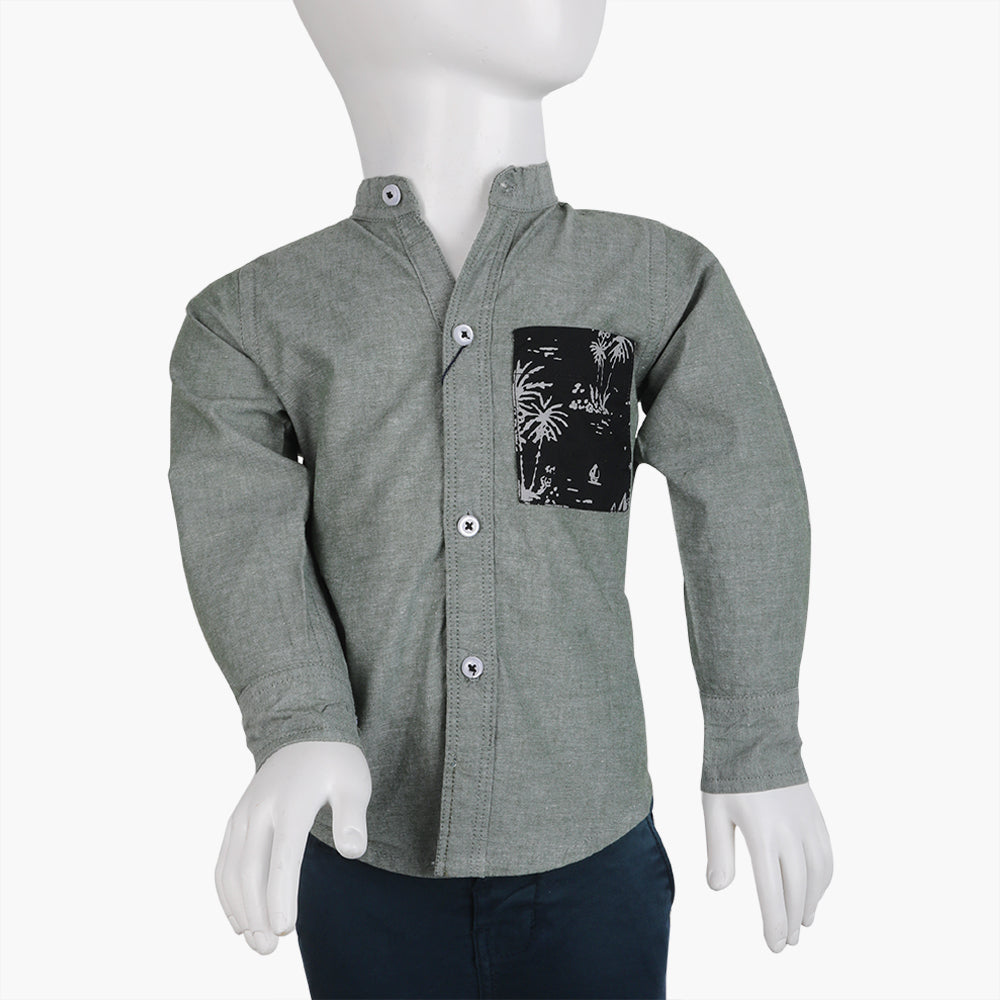 Boys Eminent Casual Shirt - Green, Boys Shirts, Eminent, Chase Value