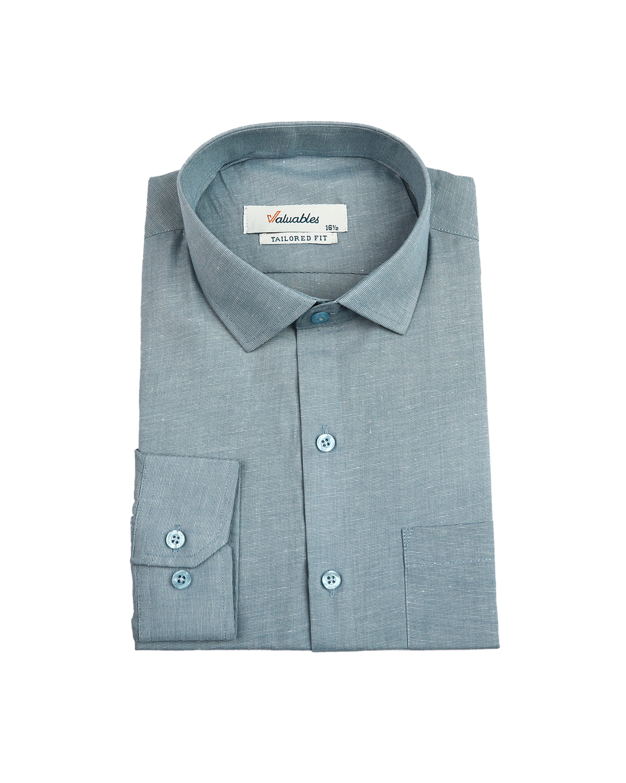 Valuables Men's Chambray Formal Shirt