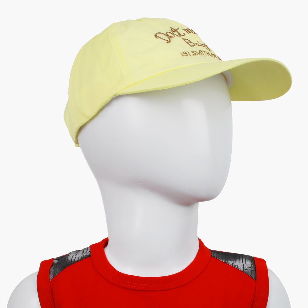 Boys P-Cap - Lemon, Boys Caps & Hats, Chase Value, Chase Value
