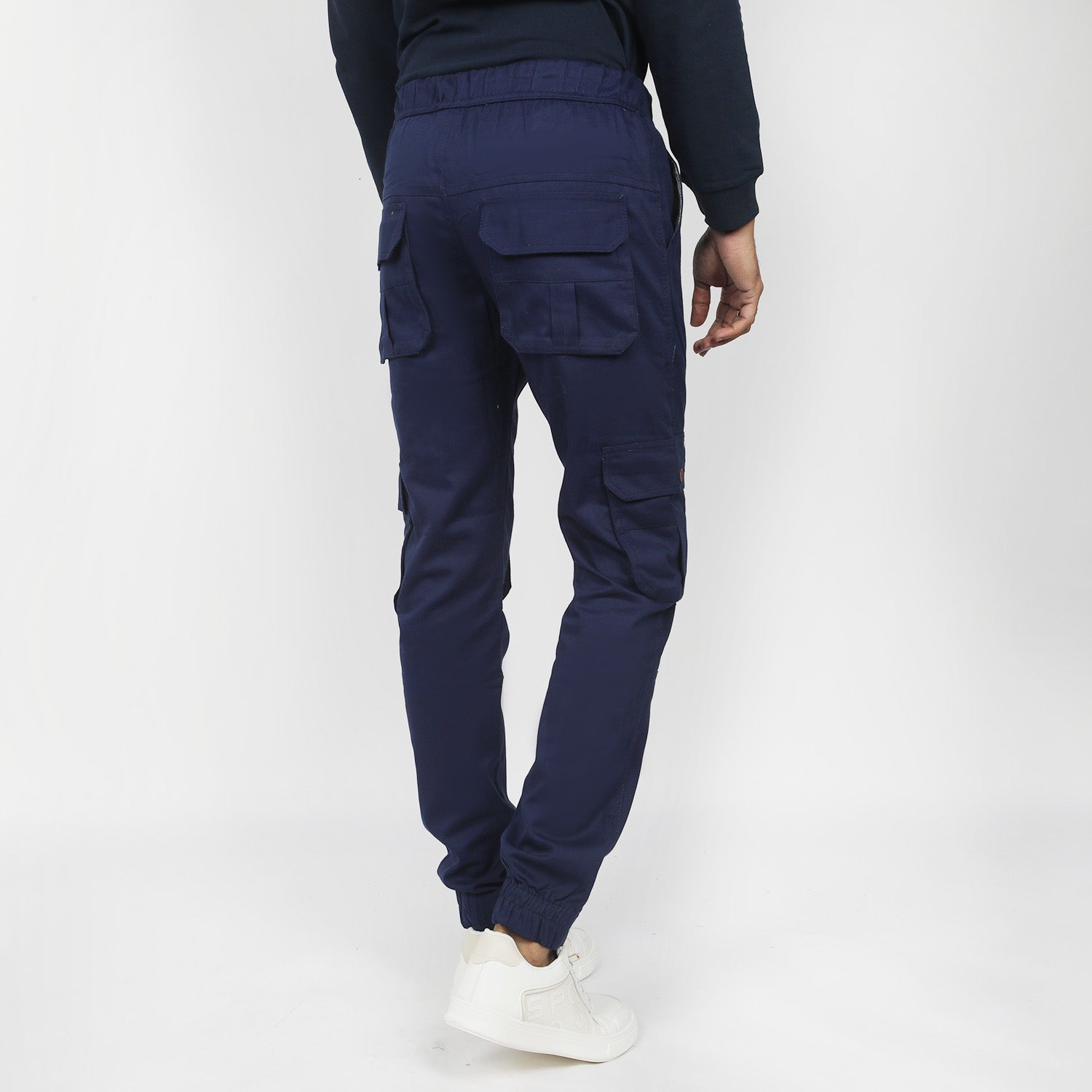 Men's Cotton Cargo Pant - Navy Blue, Men's Casual Pants & Jeans, Chase Value, Chase Value