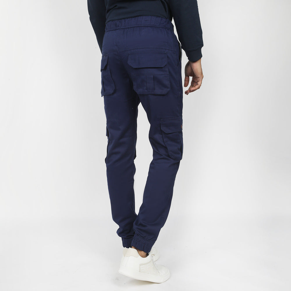 Men's Cotton Cargo Pant - Navy Blue, Men's Casual Pants & Jeans, Chase Value, Chase Value