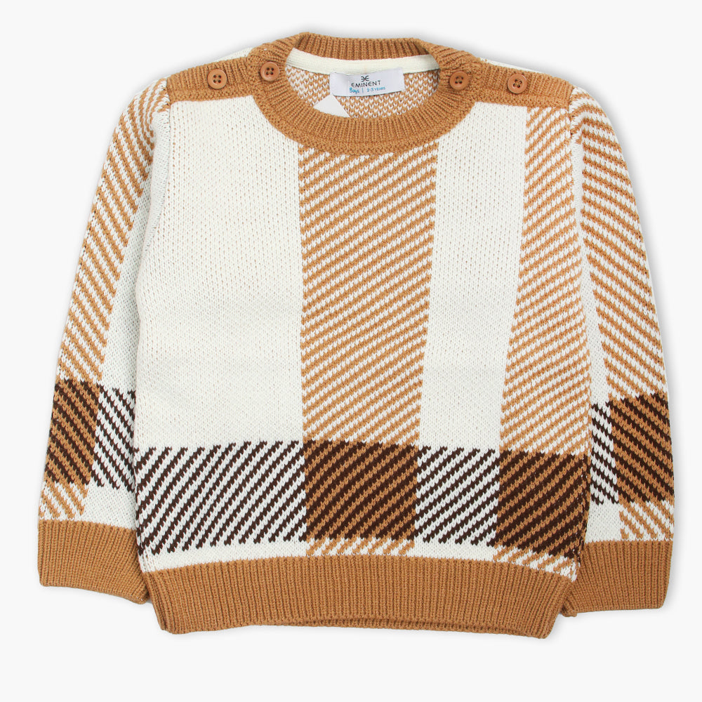 Eminent Boys Crew Neck Sweater - Brown, Boys Sweaters, Eminent, Chase Value