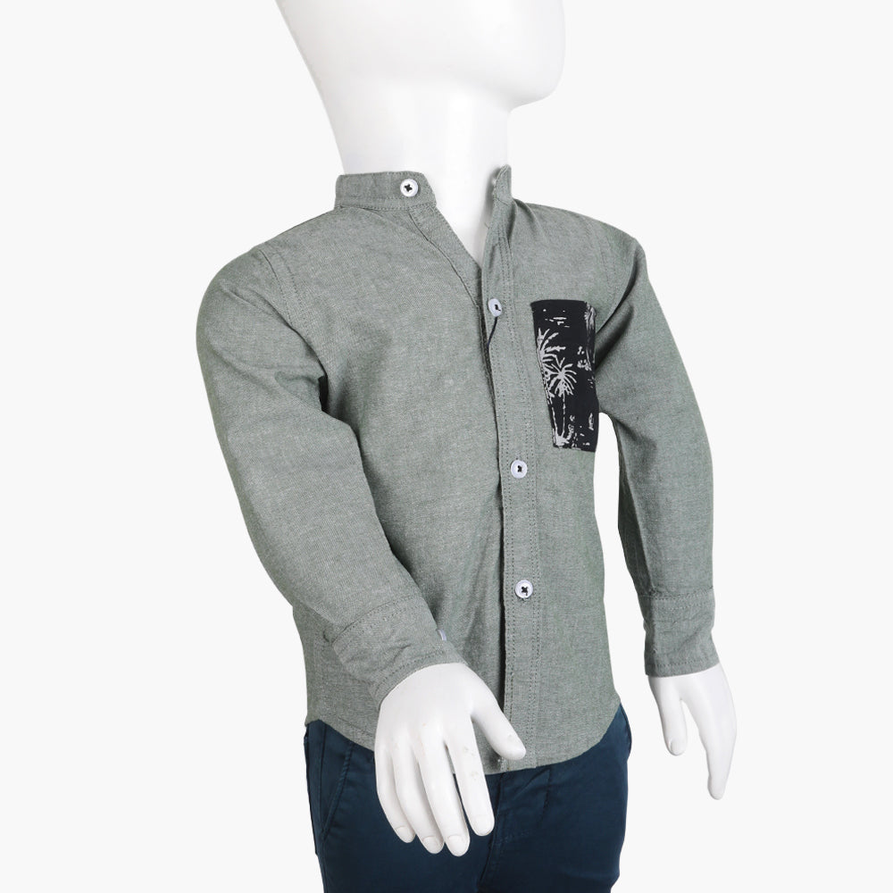 Boys Eminent Casual Shirt - Green, Boys Shirts, Eminent, Chase Value