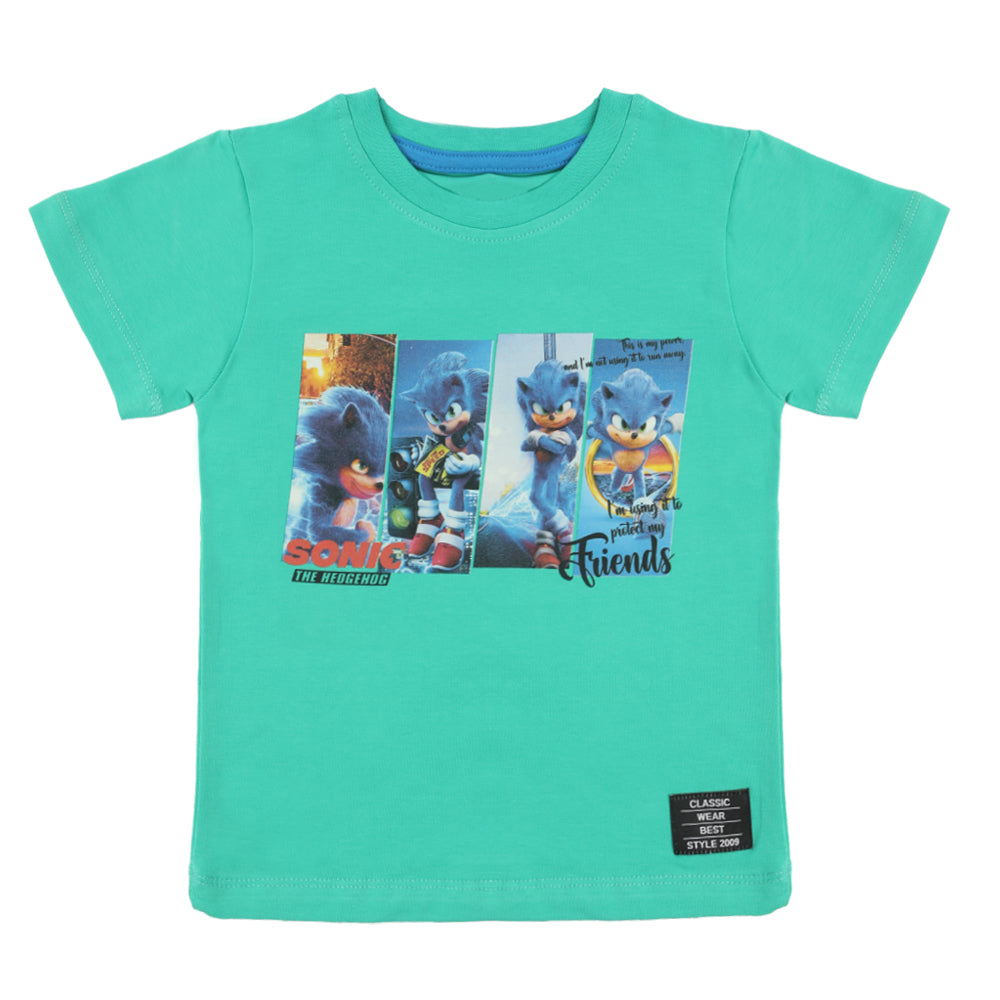 Eminent Boys Half Sleeves T-Shirt - Green, Boys T-Shirts, Eminent, Chase Value