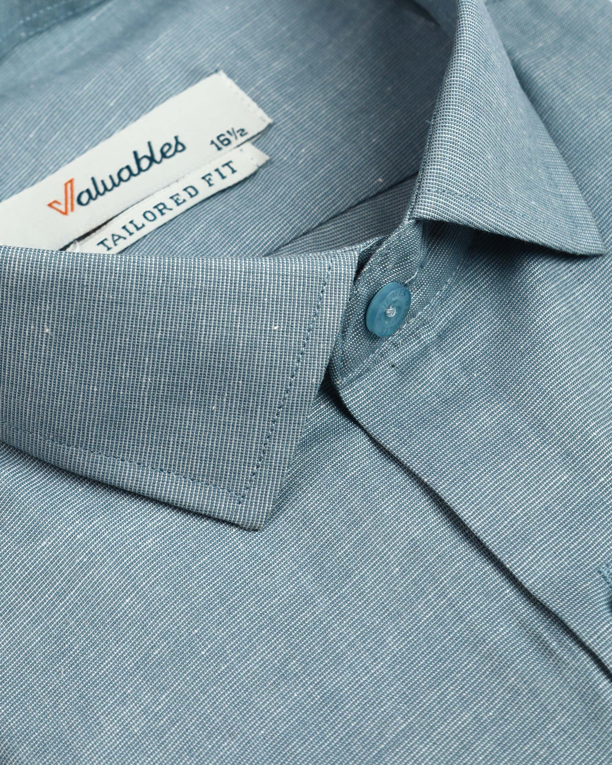 Valuables Men's Chambray Formal Shirt