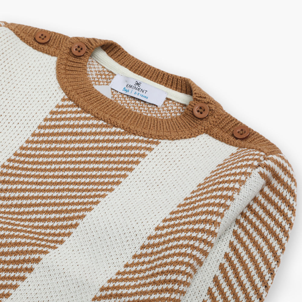 Eminent Boys Crew Neck Sweater - Brown, Boys Sweaters, Eminent, Chase Value