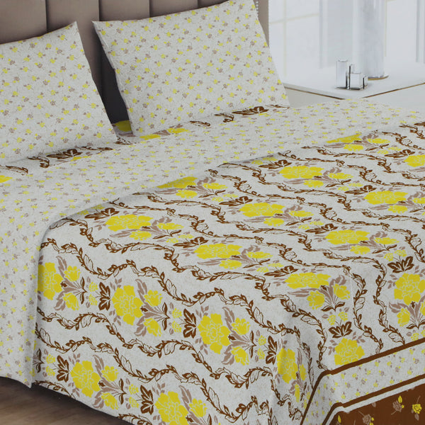 Printed Double Bed Sheet - AA14, Double Size Bed Sheet, Chase Value, Chase Value