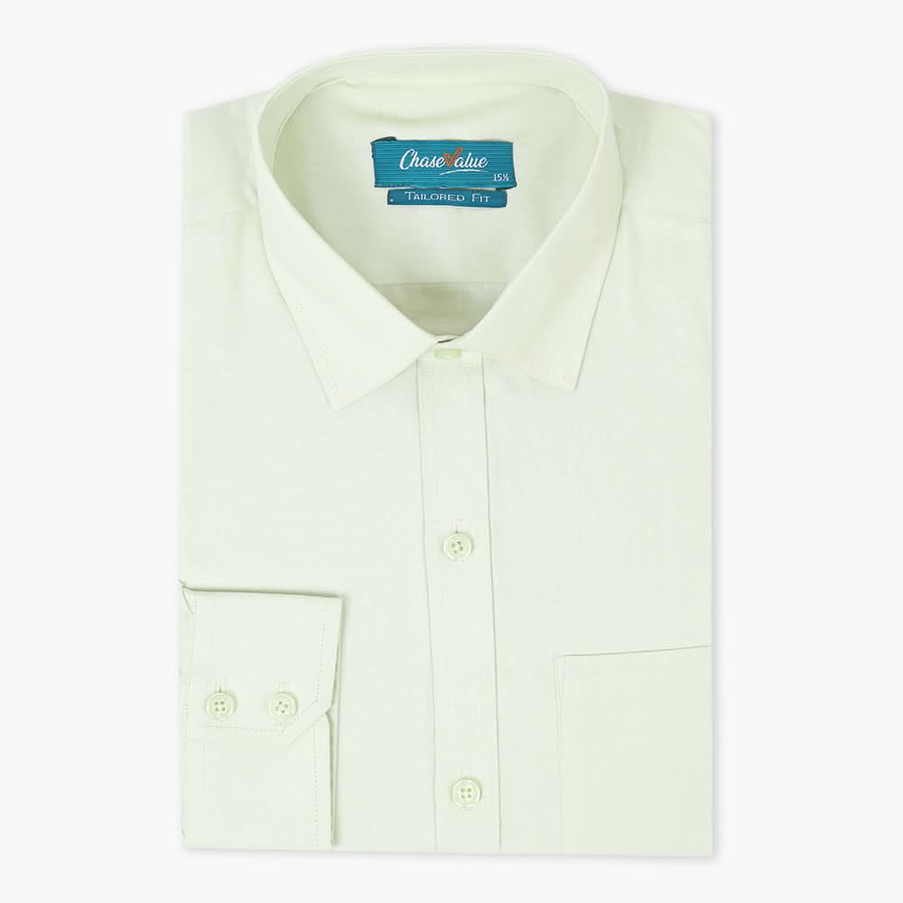 Men's Formal Shirt - Pista Green, Men's Shirts, Chase Value, Chase Value