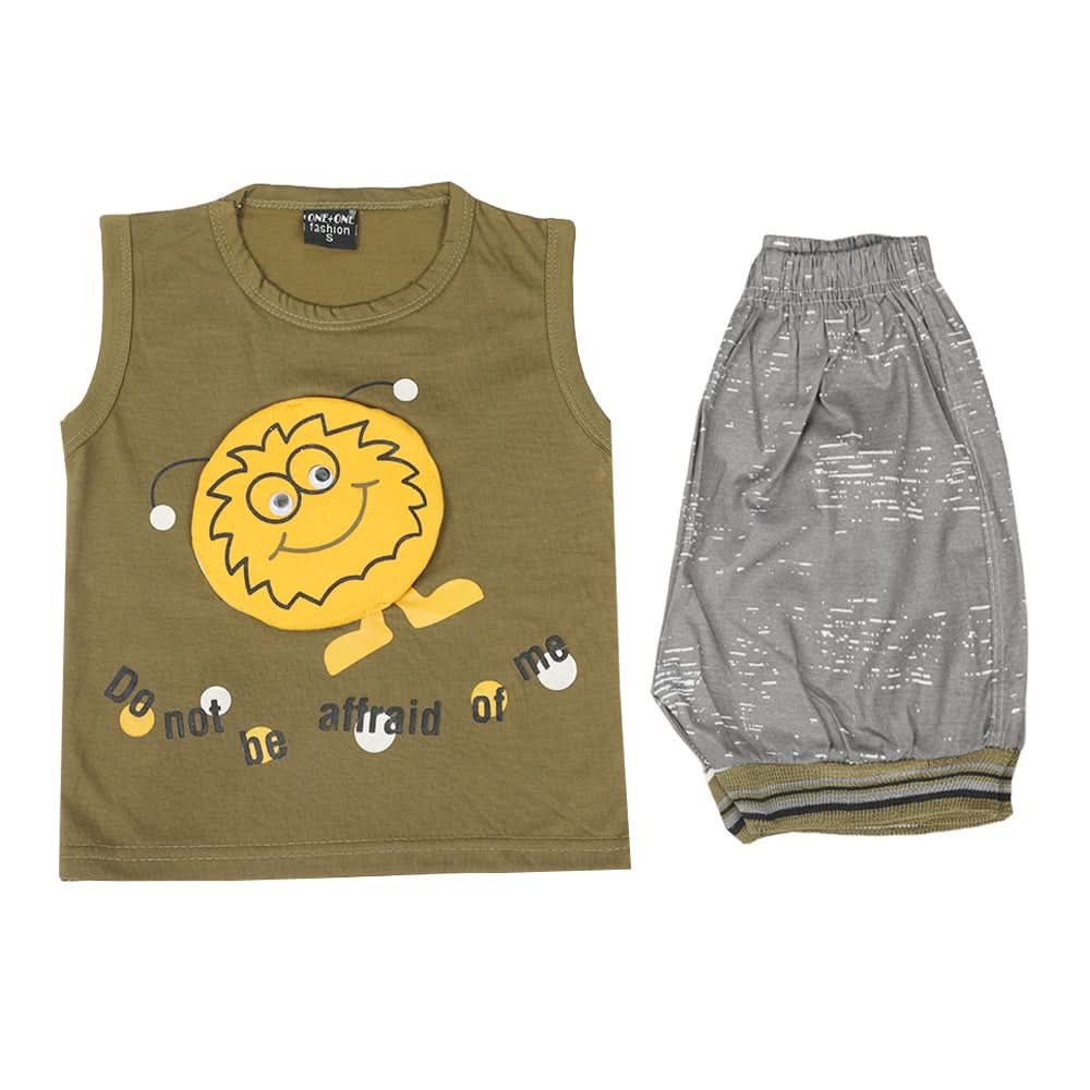 Boys Sando Suit - Olive Green, Boys Sets & Suits, Chase Value, Chase Value