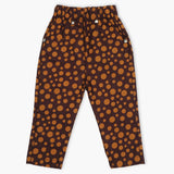 Girls Printed Pant - Dark Brown, Girls Pants & Capri, Chase Value, Chase Value