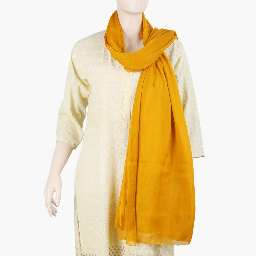 Women's Dupatta - Mustard, Women Dupatta, Chase Value, Chase Value
