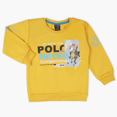 Boys Full Sleeves T-Shirt - Yellow, Boys T-Shirts, Chase Value, Chase Value