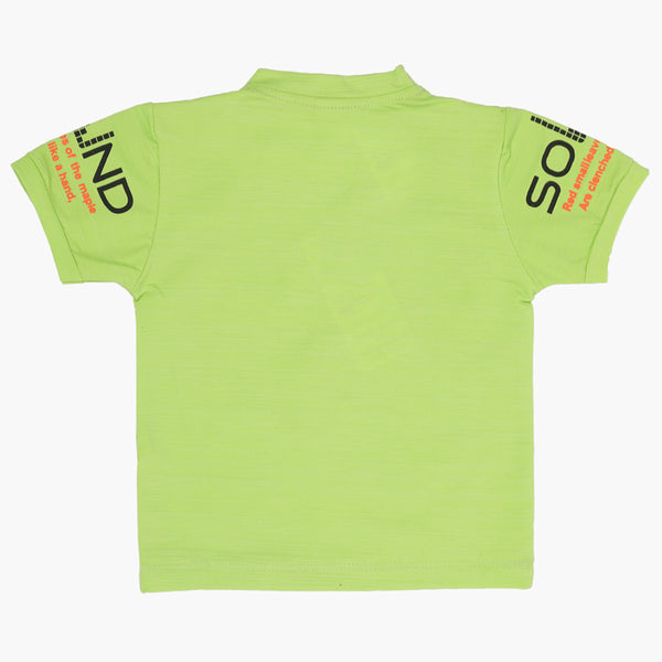 Boys Half Sleeves T-Shirt - Light Green, Boys T-Shirts, Chase Value, Chase Value
