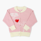 Newborn Girls Sweater - Light Pink, Newborn Girls Winterwear, Chase Value, Chase Value