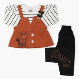 Newborn Girls Full Sleeves Suit - Brown, Newborn Girls Winterwear, Chase Value, Chase Value
