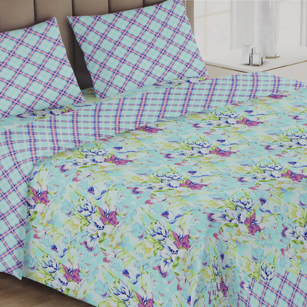 Printed Double Bed Sheet - AA5, Double Size Bed Sheet, Chase Value, Chase Value
