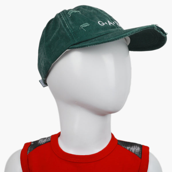 Boys P-Cap - Green, Boys Caps & Hats, Chase Value, Chase Value