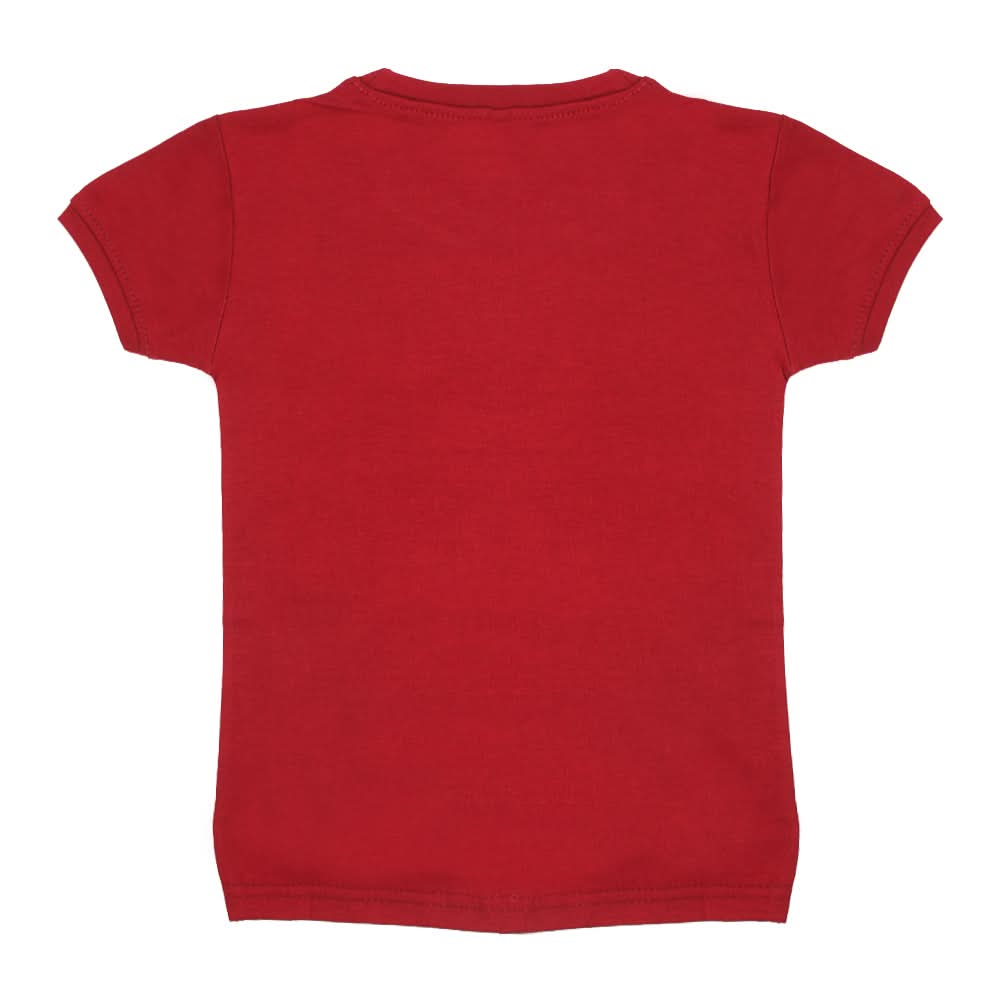 Boys Half Sleeves T-Shirt - Maroon, Boys T-Shirts, Chase Value, Chase Value
