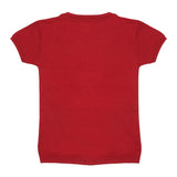 Boys Half Sleeves T-Shirt - Maroon, Boys T-Shirts, Chase Value, Chase Value