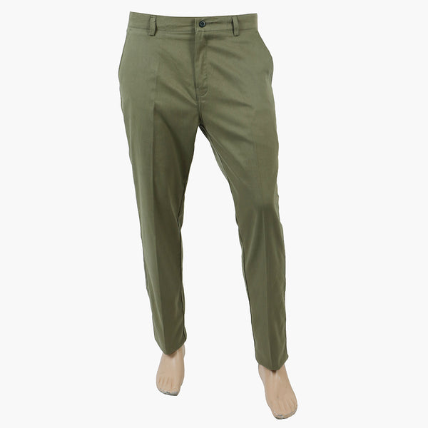 Men's Cotton Dress Pant - Olive Green, Men's Formal Pants, Chase Value, Chase Value