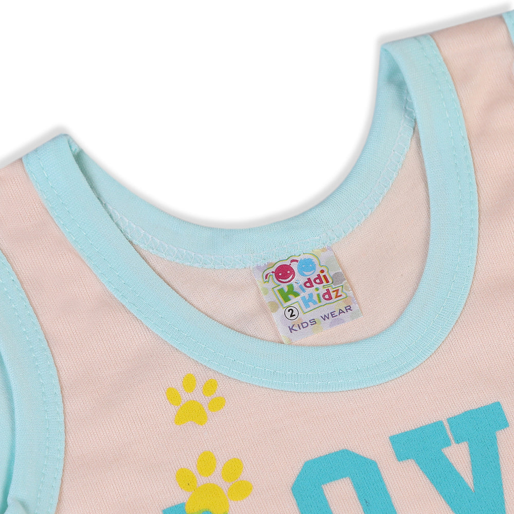 Newborn Boys Sando Suit - Peach, Newborn Boys Sets & Suits, Chase Value, Chase Value