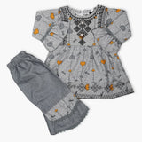 Newborn Girls Full Sleeves Suit - Grey, Newborn Girls Winterwear, Chase Value, Chase Value