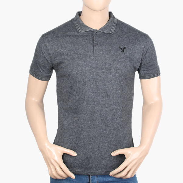 Men's Half Sleeves T-Shirt - Dark Grey, Men's T-Shirts & Polos, Chase Value, Chase Value