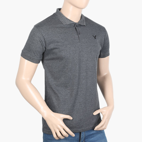 Men's Half Sleeves T-Shirt - Dark Grey, Men's T-Shirts & Polos, Chase Value, Chase Value