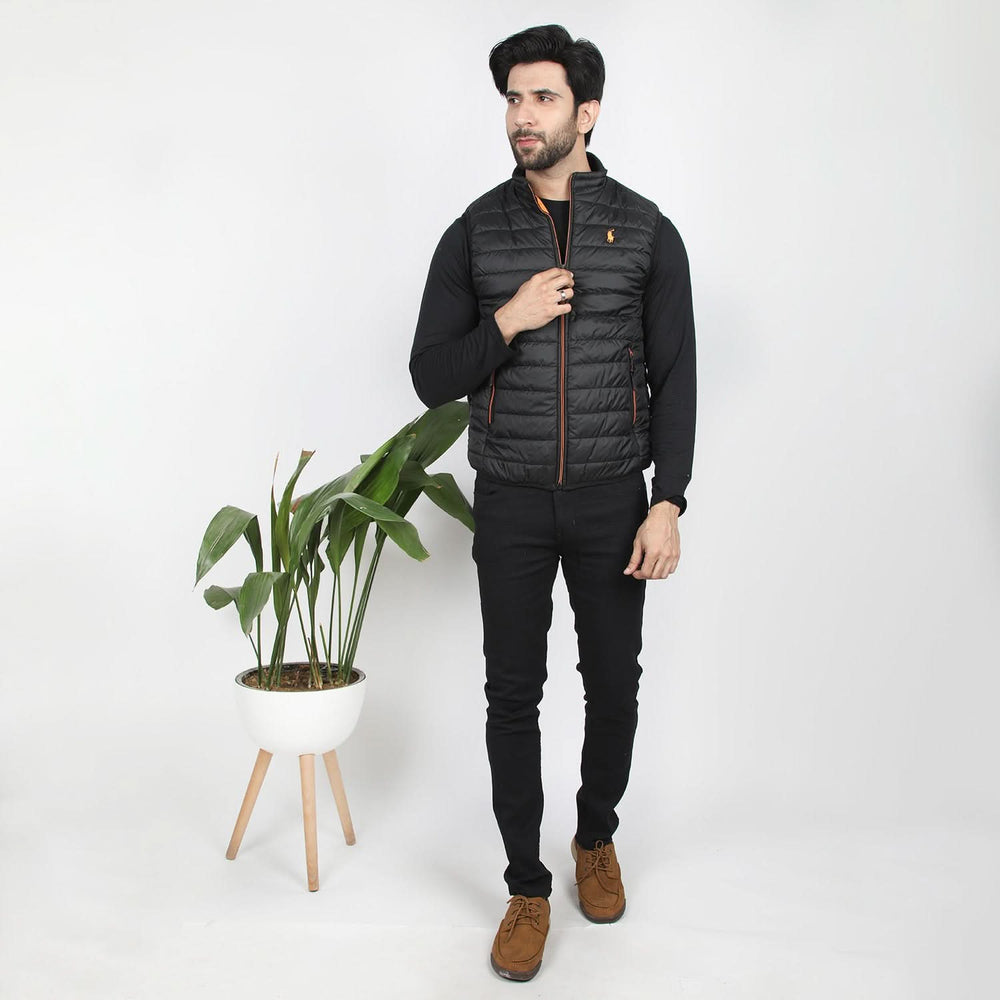 Men's Sleeveless Jacket - Black, Men's Jackets & Hoodies, Chase Value, Chase Value