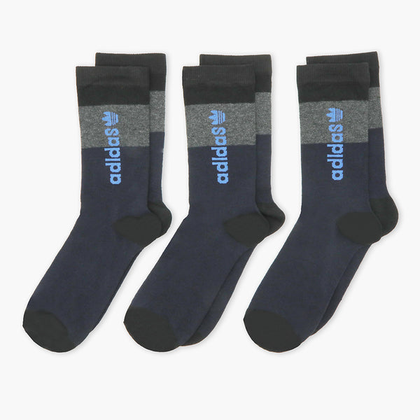 Men's Lycra Sock Pack of 3 - Navy Blue