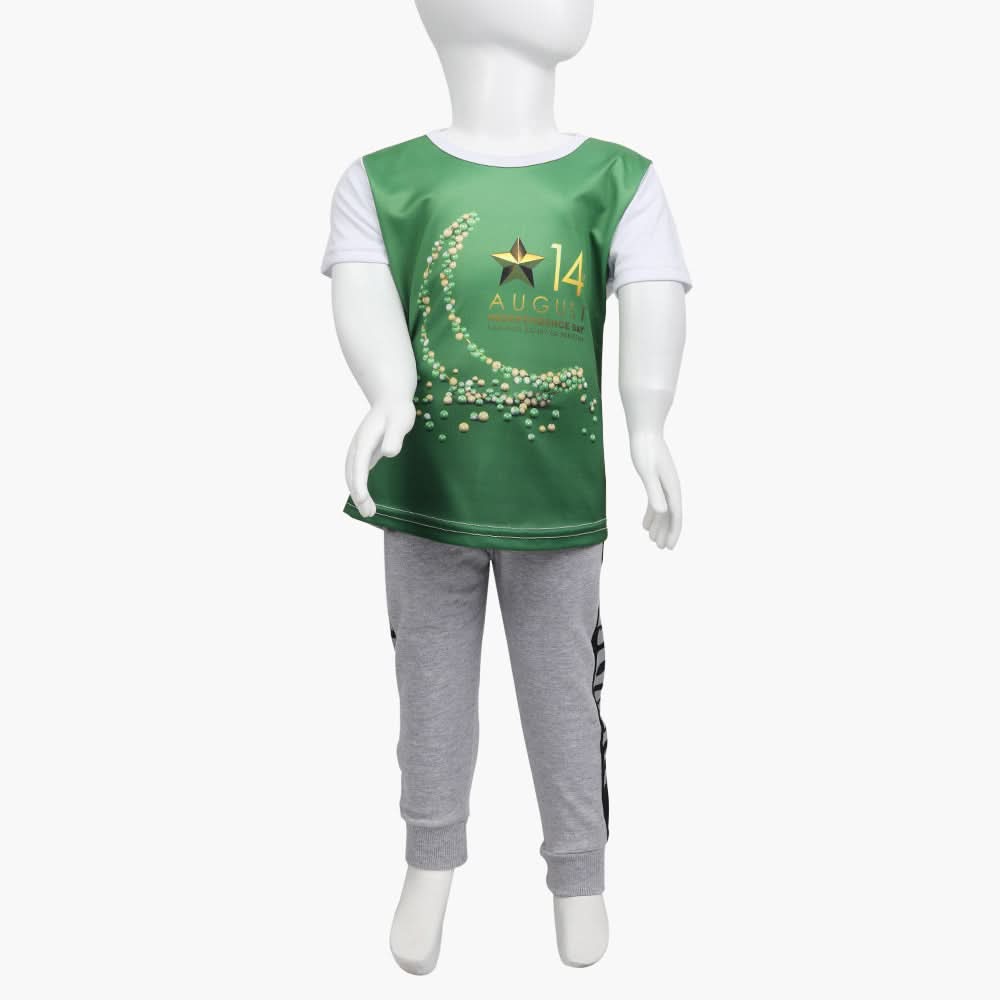 Girls Azadi T-Shirt - Green, Girls T-Shirts, Chase Value, Chase Value