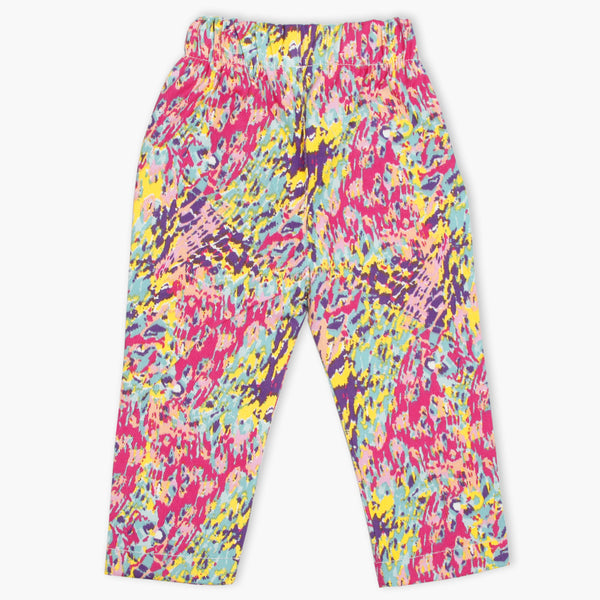 Girls Printed Pant - Multi Color, Girls Pants & Capri, Chase Value, Chase Value