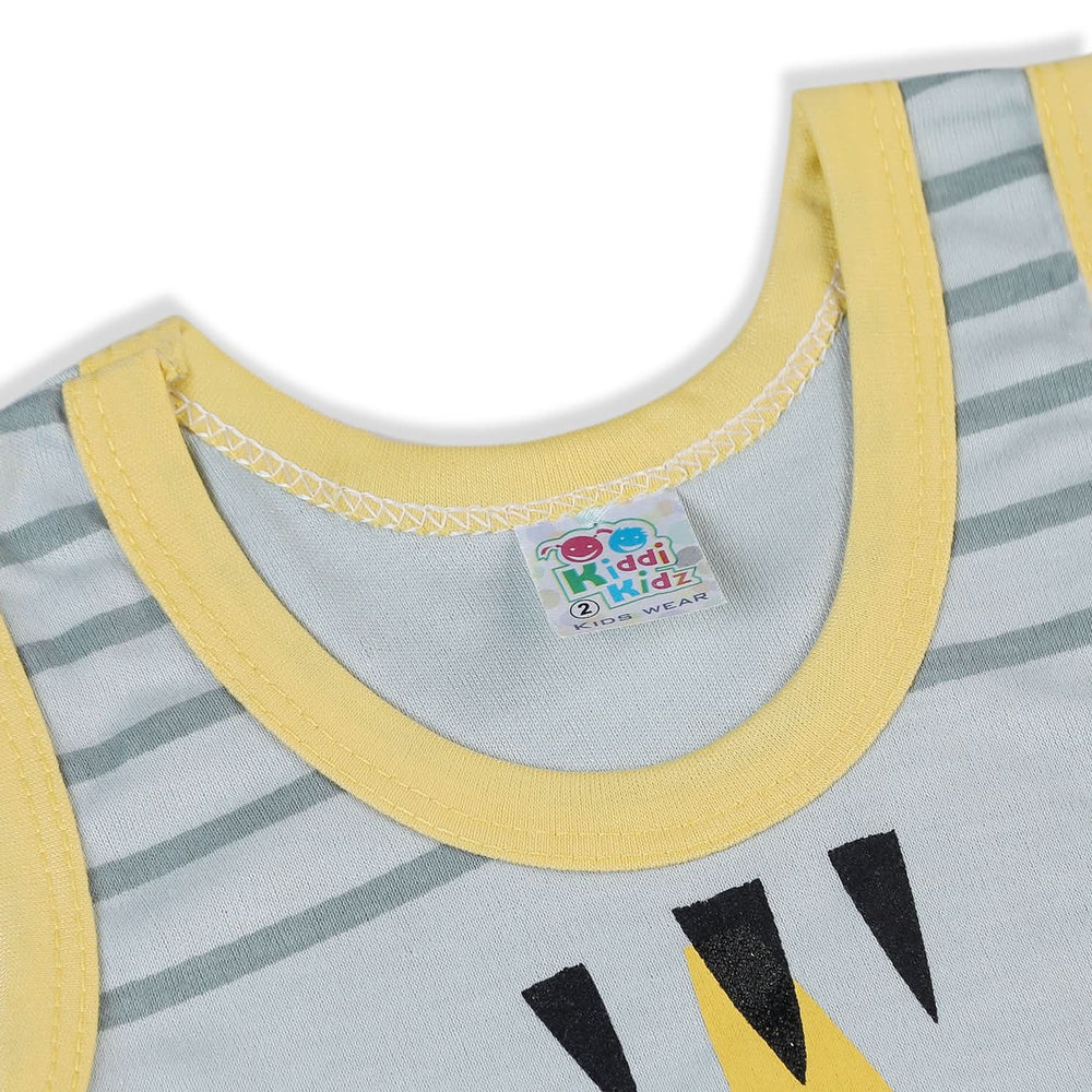 Newborn Boys Sando Suit - Grey, Newborn Boys Sets & Suits, Chase Value, Chase Value