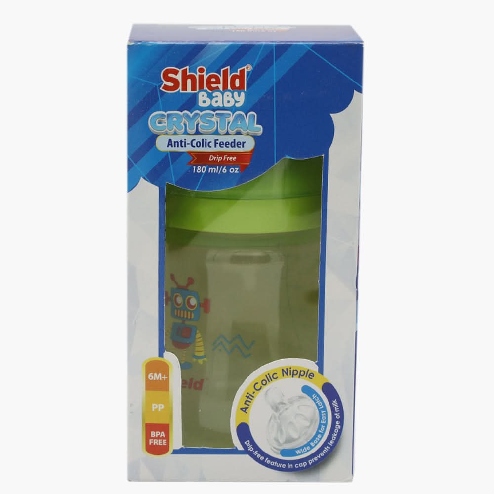 Shield Feeder Crystal 180ml - Green, Feeding Supplies, Shield, Chase Value