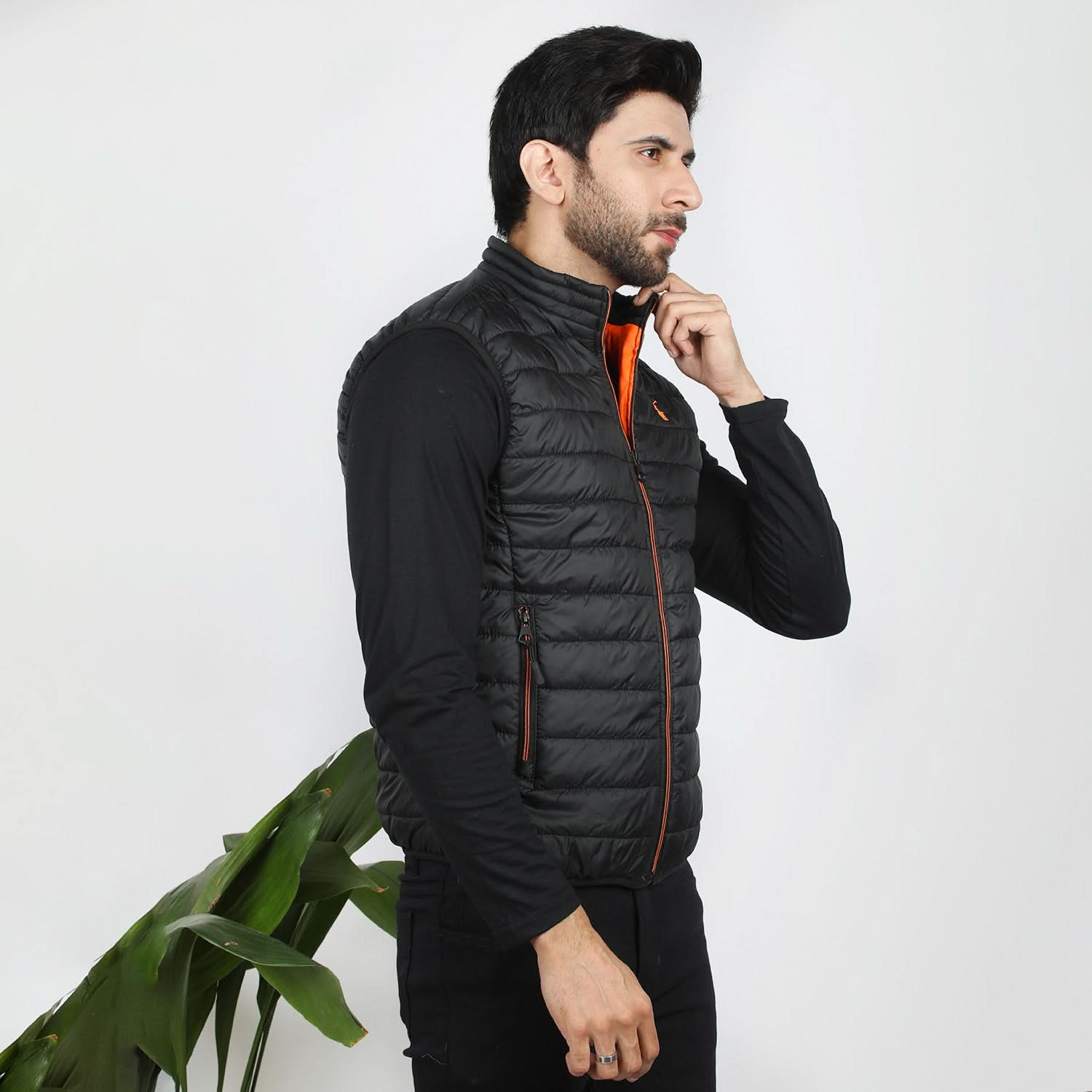 Men's Sleeveless Jacket - Black, Men's Jackets & Hoodies, Chase Value, Chase Value