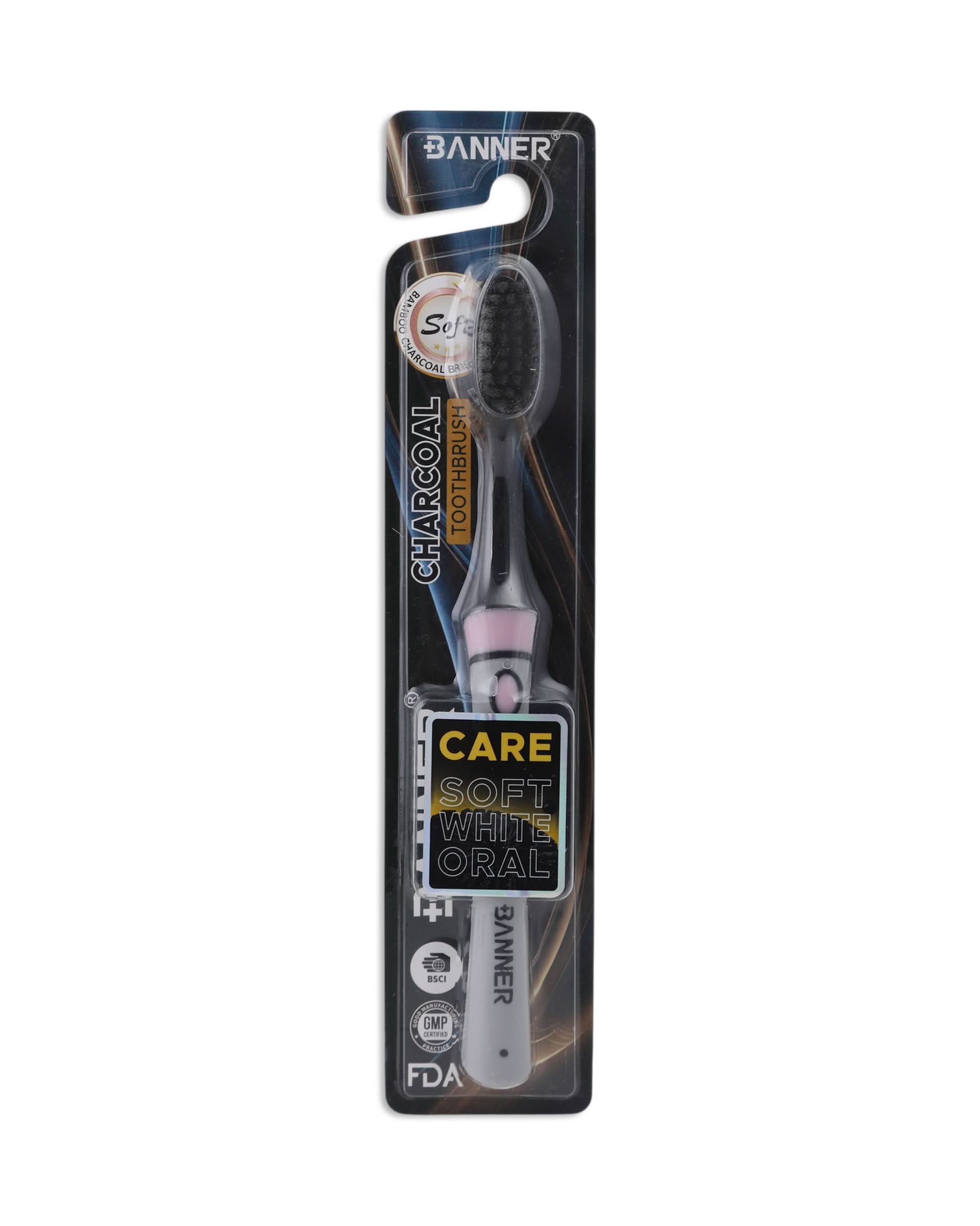Tooth Brush - Black & Pink, Oral Care, Chase Value, Chase Value