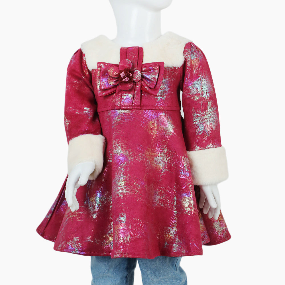 Girls Frock - Maroon, Girls Frocks, Chase Value, Chase Value