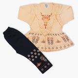 Girls Full Sleeves Tight Suit - Peach, Girls Suits, Chase Value, Chase Value