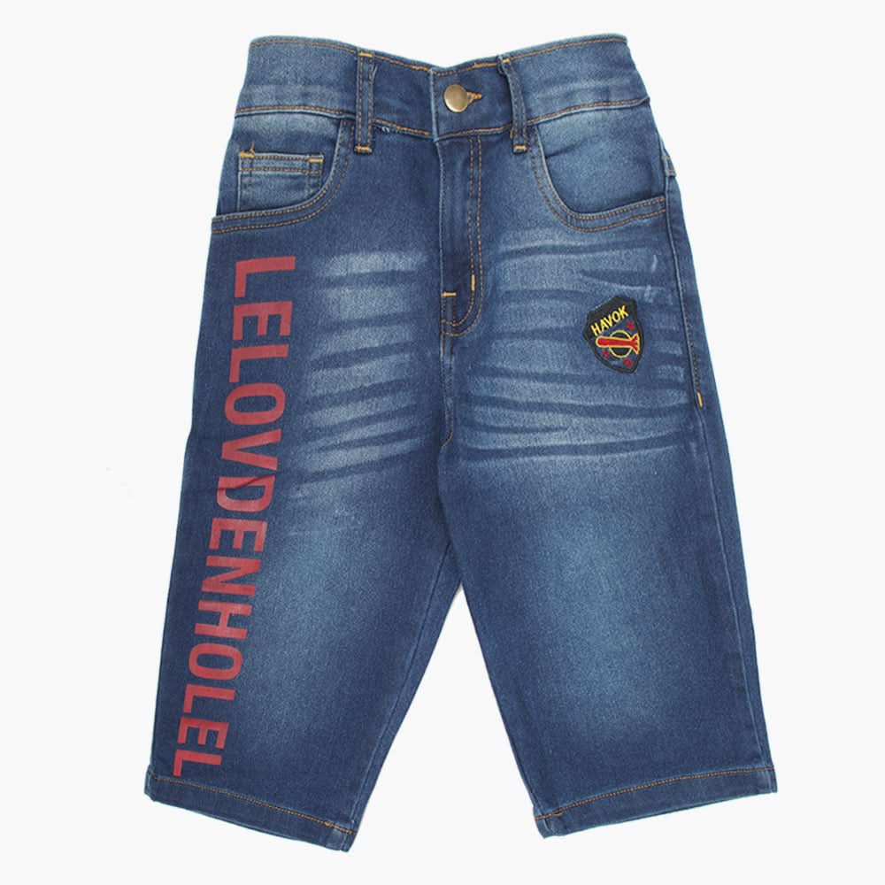 Boys Denim Bermuda - Blue, Boys Shorts, Chase Value, Chase Value