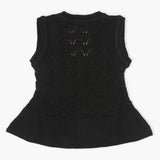 Newborn Girls Sweater - Black, Newborn Girls Winterwear, Chase Value, Chase Value