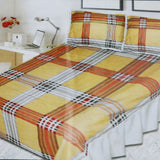 Printed Cotton Frill Double Bed Sheet - D, Double Size Bed Sheet, Chase Value, Chase Value