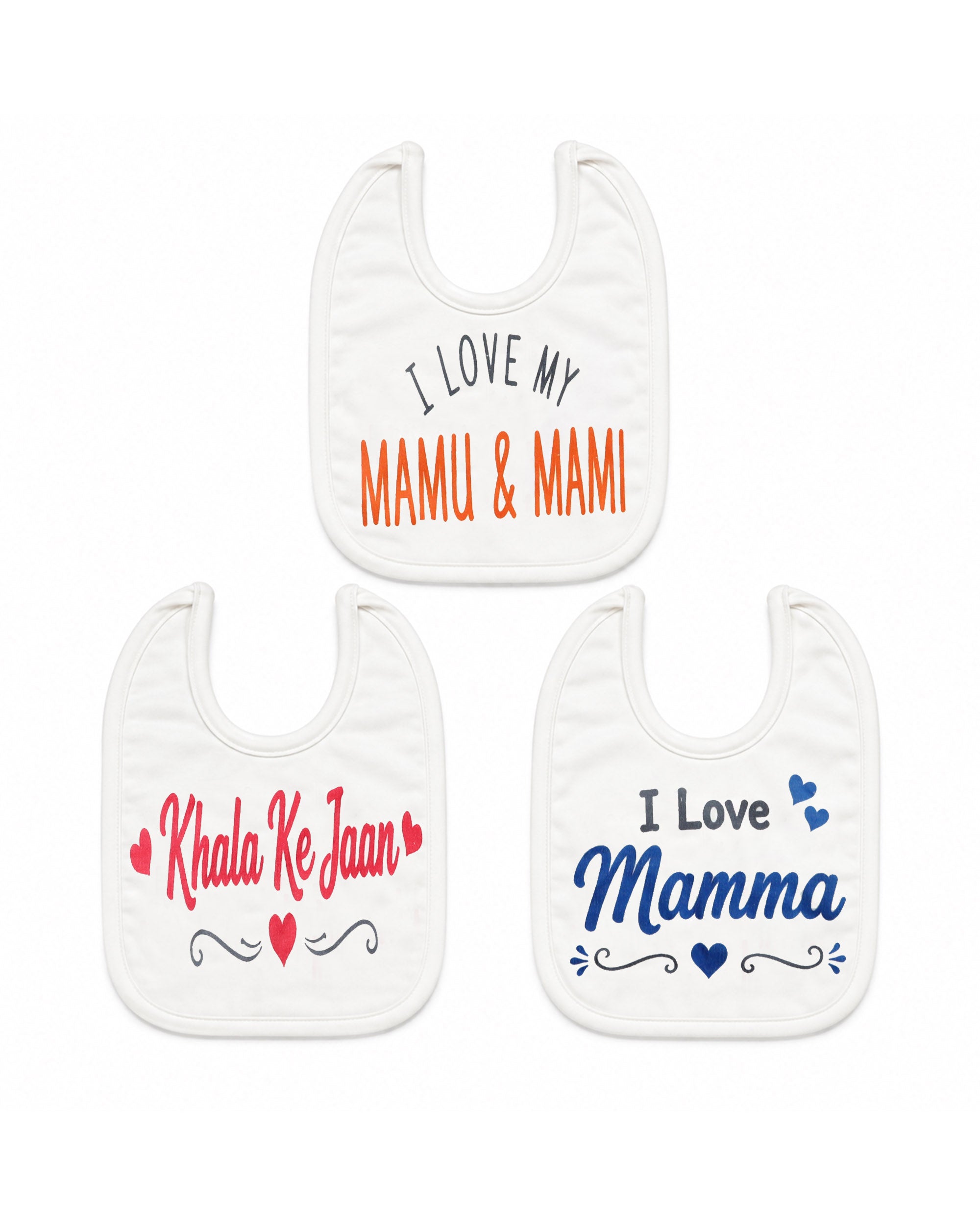 Valuables Newborn Baby Bibs - Large