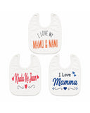 Valuables Newborn Baby Bibs - Large